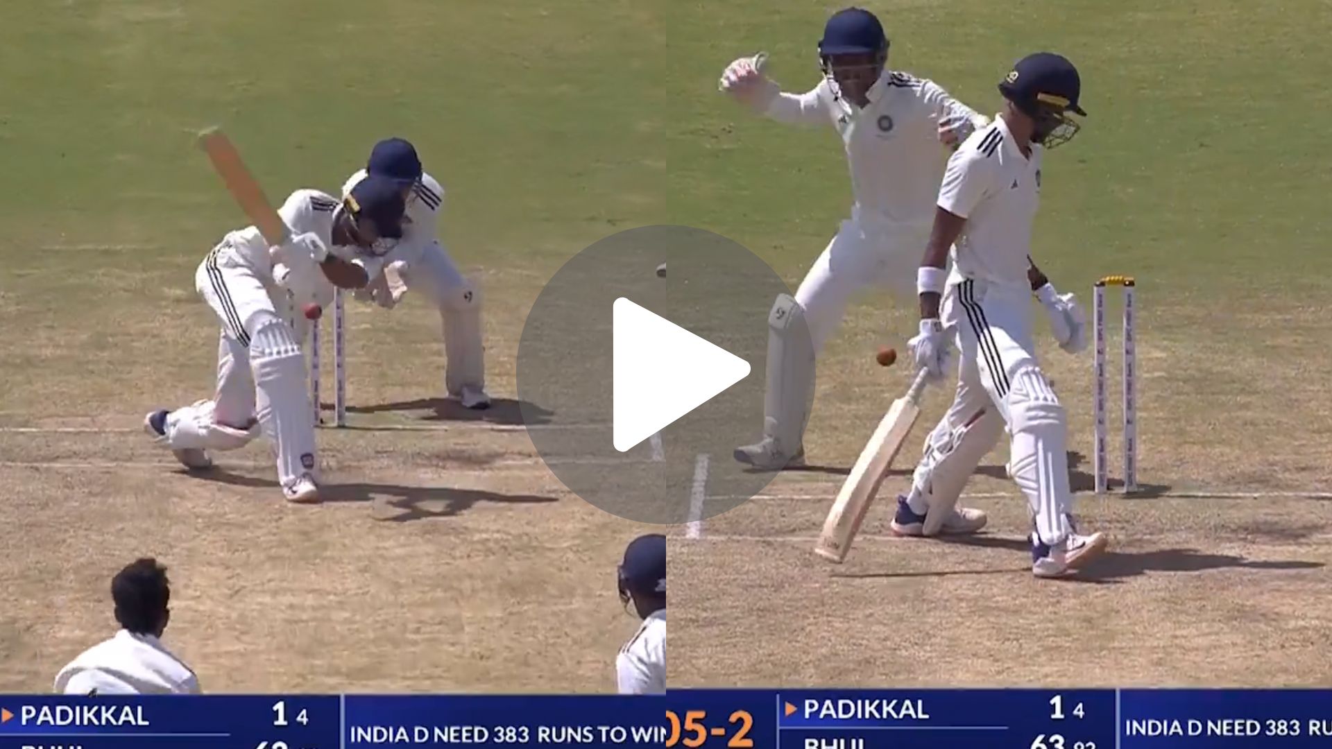 [Watch] Shams Mulani's Ball Of The Tournament Gets Devdutt Padikkal In Duleep Trophy